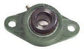 2 1/8" inch Bearing HCFL211-34 2 Bolts Flanged Cast Housing Mounted Bearing with Eccentric Collar Lock - VXB Ball Bearings
