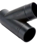 Dust Connection 2-1/2 Inch ABS Y Fitting For Dust Collection System With Hose Connections For Shop Vacuums Rugged ABS Plastic