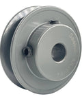 Two And A Half Inch Outer Diameter One Groove V Belt Pulley For A 3L And 4L Belts Cast Iron Sheave With One Half Inch Bore AK2512 Pulley Static Balanced And Rust Resistant Finish Beefy Built To Last
