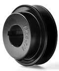 2.5 Inch OD Fixed Bore V Belt Pulley With 7/8 Inch Bore Single Groove Cast Iron Anticorrosion Durable Design For 3L 4L A AX V Belts