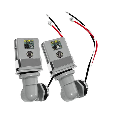 2 Pack Dimmable Sensor Photoelectric Switches For Outdoor Lights Waterproof Dusk To Dawn Auto On Off 120V AC 1000W Photocell