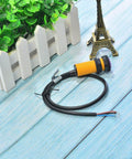 2 Pack Infrared Photoelectric Sensor Module E18 D80NK for Obstacle Detection, shown with wiring and adjustable detection range