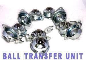 2 Holes Flange Ball Transfer Unit pack of 10 Mounted Bearings - VXB Ball Bearings