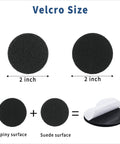 60 Pcs 2 Inch Hook And Loop Fasteners Self Adhesive Round Dots Heavy Duty Bonding For Carpets Arts And Crafts School Office And Home