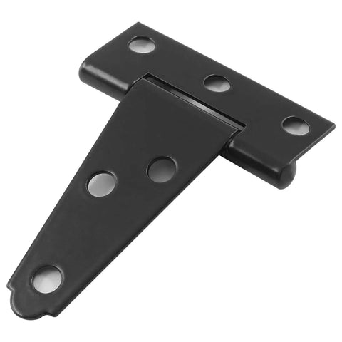Six Pack 2 Inch Black T Strap Shed Hinge Beefy Heavy Duty Barn Door Hinges Gate Strap T Hinges For Barn Doors Sheds And Wooden Fences