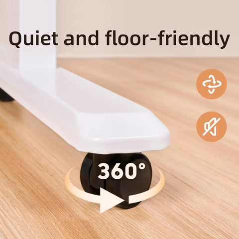 Four Pack 2 Inch Locking Swivel Casters With M8 Threaded Stem 360 Degree Smooth Rolling Wheels for lightweight furniture