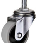 2" inch Caster Wheel 44 Lbs - TPR - M10 Threaded Stem for smooth, durable mobility and support up to 44 lbs.