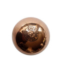 2 Inch 1 Ball Copper Ball, Bring Integrity and Clear Thinking with Natural Energy Meditation Dia Orb Sphare, engraved copper sphere
