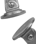 Close-up of 2 Inch Face Clamp Heavy Duty Locking C Clamp with Adjustable Swivel Pads and Thumb Screw for quick jaw adjustments.