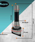 2 Inch Fly Cutter For Milling And Lathe Machines With Replaceable Carbide Insert Bit And Indexable Tool Holder Precision Tool Steel Body Detachable R8 Shank For Ultra Smooth Fine Surface Facing, dimensions shown