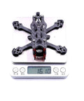 2 Inch FPV Drone Frame Kit For Freestyle Flying With 95mm Wheelbase, Built From 3K Carbon Fiber, on scale weighing 16.1g
