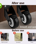 2 Inch Gate Wheel Set For Sagging Wooden Doors Anti Sagging Bottom Mount Rollers With Screws Vertical Or Bottom Mount Furniture Door Fixers Heavy Duty Nylon Wheels With Alloy Axles To Lift Sagging Doors And Restore Smooth Operation
