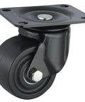 2" inch Low Profile Caster Wheel 220 pounds Swivel Nylon Top Plate - VXB Ball Bearings