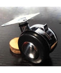 ✝️ 100-Pack 2 Inch black / Silver Caster Wheel - Metal Plate Caster Wheel for smooth motion and stable alignment in automation systems