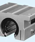 TWD32UU NB 2 inch Ball Bushing Open Block Linear Motion, front view showing metal construction, for smooth motion systems
