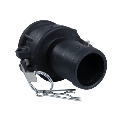 2 Inch Poly Camlock Fittings Built Tough Type C Female Coupler To 2 Inch Hose End With Camlock Gasket, Corrosion Resistant