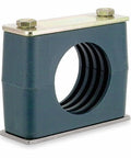 Clamp Assembly Single 2 Inch Tube Polypropylene And Steel High Pressure 1500 PSI Temperature Range Minus 22 Degrees To 194 Degrees Weld Plate Included Clamp Set And Cover Plate For Industrial Piping Applications