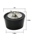 2 Inch Pool Winterizing Rubber Plugs 2 Pack With Stainless Steel Screws For Inground Pools, Skimmer And Return Line Plugs