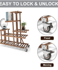 4 Pack 2 Inch Side Mount Rubber Casters With Brakes Ball Bearing 360 Degree Swivel Plate Casters For Furniture