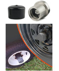 Set Of Four 1.98 Inch Wheel Bearing Protectors Rubber Caps Dust Covers For Trailer Wheel Hubs Replacement Bearing Protectors Black Weather Resistant Rubber