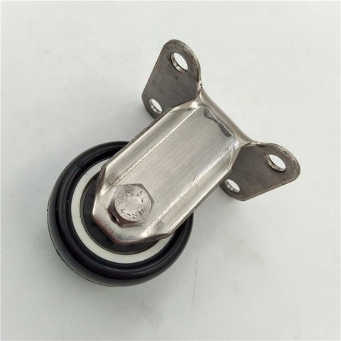 2" Inch Stainless Steel Caster PU Wheel with Top Plate - VXB Ball Bearings