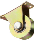 2-inch sliding gate wheel with V-groove for rail guided gates, steel roller, part of 10 Pack 2 Inch Sliding Gate Wheel with V Groove Track Steel Rollers for Rail Guided Gates Durable Rust Resistant Gate Hardware Smooth Rolling Wheels for Driveway and Industrial Applications