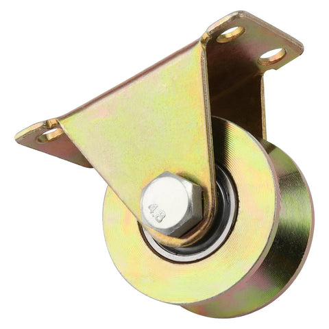 2-inch sliding gate wheel with V-groove for rail guided gates, steel roller, part of 10 Pack 2 Inch Sliding Gate Wheel with V Groove Track Steel Rollers for Rail Guided Gates Durable Rust Resistant Gate Hardware Smooth Rolling Wheels for Driveway and Industrial Applications