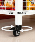 2 Inch Swivel Caster Wheels Set Of 12 With M8 Threaded Stem 15mm For Cart Desk Furniture Polyurethane Rubber Wheels installed