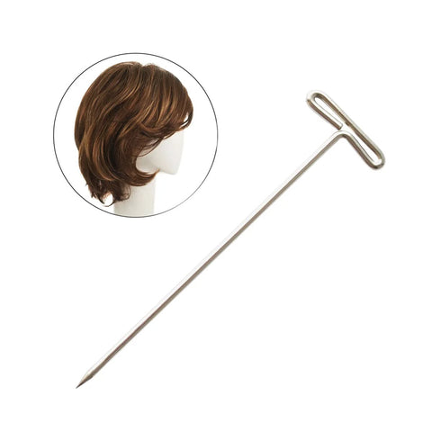 2 Inch T Pins Set Of 100 Nickel Plated Steel Pins With Plastic Storage Box for crafting and wigs