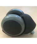 2" Inch Twin Wheels PU Plastic Swivel Caster with 10.9mm Dia. Threaded Stem - VXB Ball Bearings