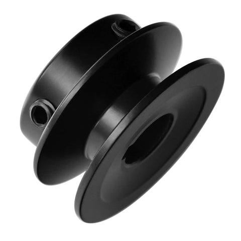 2 Inch Outer Diameter V Belt Pulley With 5/8 Inch Fixed Bore Single Groove For V Belt Sections 3L 4L A AX Cast Iron No Bushing Required