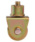 V Groove Gate Wheels 2 Inch Caster With 360 Degree Rotational Stem Heavy Duty V Track Roller For Foldable Sliding Gates