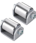 ✝️ 2" Weld on Trailer Roller Heavy Duty Steel Skid Wheels Caster Roller with for RV Trailers, Motorhome and 5th Wheels (Pack of 2)