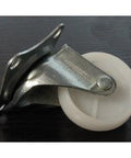 2 Inch White Plastic Caster with 360 degree With Ball Bearing Swivel-Pack of 10 - VXB Ball Bearings