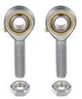 2 Pack POS10 10mm Rod End Bearing With M10x1.5 Right Hand Thread Self Lubricating Joint Includes Jam Nut High Durability
