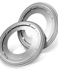 2 Pack 12 Inch Heavy Duty Lazy Susan Turntable Bearings, Galvanized Steel Swivel Bases with 5/16 Thickness for Tables Cabinets & Displays