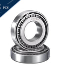 2 Pack 30206 Tapered Roller Bearing Cone and Cup Set, 30mm Bore 62mm OD 17.5mm Cup Width, Chrome Steel Wheel Bearings, ABEC-3