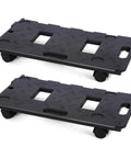 2 Pack Dolly Cart Multipurpose Furniture Mover with 5 Wheels Moving Supplies 220lbs Weight Capacity Each