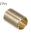 Two Pack Cast Brass Oilless Sleeve Bearings 5/8 Inch By 3/4 Inch Outer Dia By 1-1/8 Inch Length Wrapped Bushings No Lubrication Needed