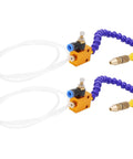 2 Pack Mist Coolant Spray System For 8mm Air Pipe CNC Lathe Milling Drill Machines, Cooling Lubrication Accessory