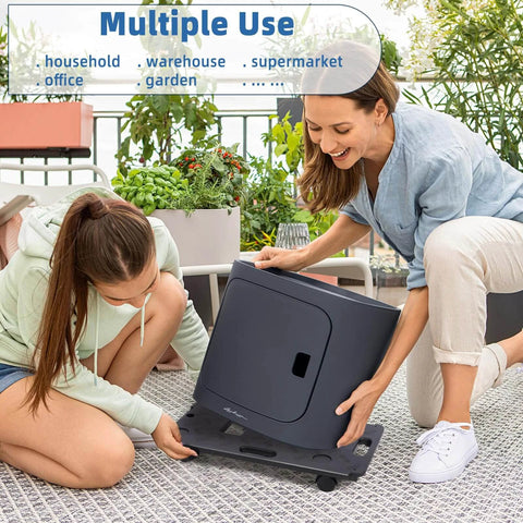✝️ 2 Pack Dolly Cart Multipurpose Furniture Mover with 5 Wheels Moving Supplies 220lbs Weight Capacity Each