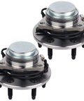 2-Pack Front Wheel Bearing Hub Assembly 6-Lug With ABS For 00-06 Chevy Tahoe, 99-06 Silverado 1500, 00-06 Suburban 1500