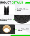 2-Post Lift Upper Pulley Sheave Kit For Rotary Lift SPOA7 SPOA9 7,000 To 9,000 Lb Capacity product details close-up