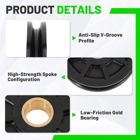 2-Post Lift Upper Pulley Sheave Kit For Rotary Lift SPOA7 SPOA9 7,000 To 9,000 Lb Capacity product details close-up
