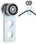2 Wheel Trolley Assembly Rollers with Set Screw Clearance for 1-5/8 Inch & Taller Strut Channel, Heavy Duty Q235 Steel