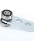 2 Wheel Trolley Assembly Rollers with Bearing Design and Set Screw Clearance Built for 1-5/8 Inch High and Taller Strut Channels A