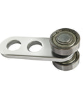 2 Wheel Trolley Assembly Rollers with Deep Groove Bearings Galvanized Steel Build Designed to Fit 1-5/8 Inch Wide and Taller Strut Channels