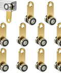 2 Wheel Trolley Assembly Rollers for 1-5/8 Inch & Taller Strut Channel, Galvanized Steel Bearing Trolley Rollers, light duty use, 10 pcs