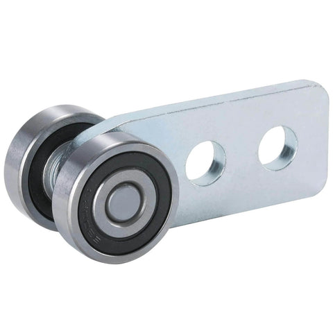 2 Wheel Trolley Assembly Rollers with Rubber Sealed Bearings Galvanized Steel Construction for Strut Channels