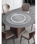 20 Inch Heavy Duty Lazy Susan Hardware Aluminum Bearing Metal Rotating Turntable Swivel Plate on dining table